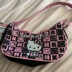 Hello kitty checkers black and ink